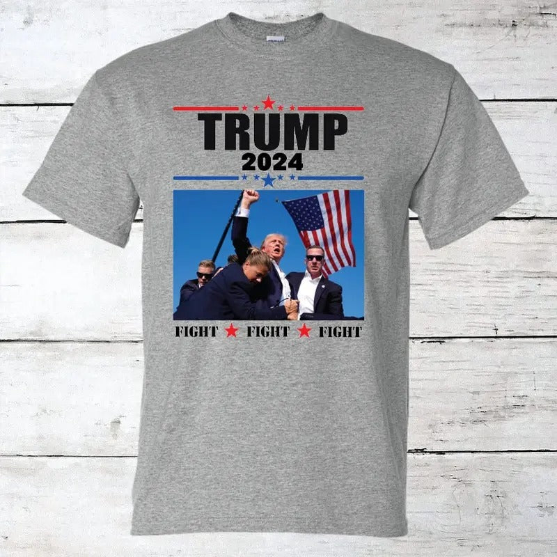 Trump 2024 T-shirt, MAGA, Donald Trump, Trump, Fight, Fist,Keep America First Shirt Hoodie, Sweatshirt | GrindPrints.com