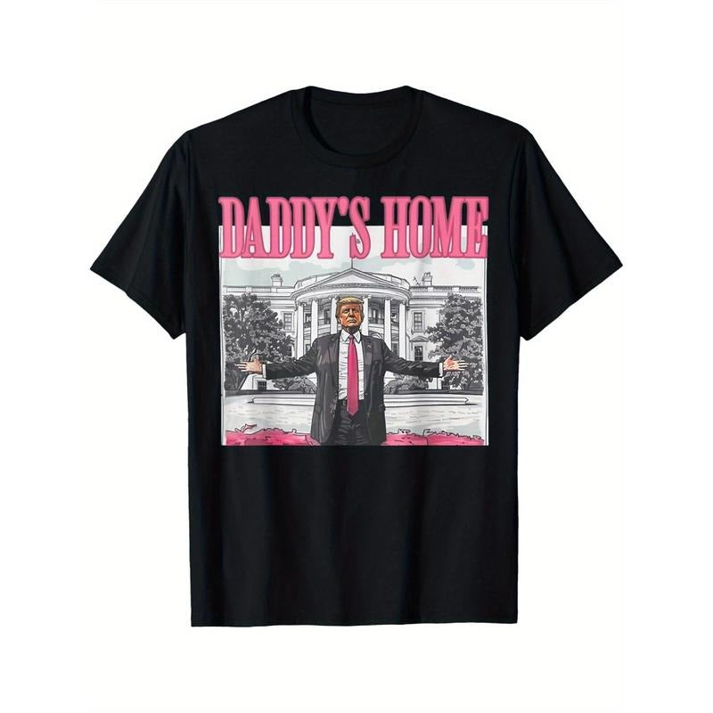 Trump 2024 Retakes America Dad Is Home Trump Pink 2024 T-Shirts, Hoodie, Sweatshirt