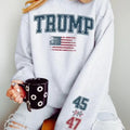 Trump 45-47 Sweatshirt - Limited Edition Unisex Heavy Cotton Tee - Crewneck Fabric Fit Hoodie | GrindPrints.com
