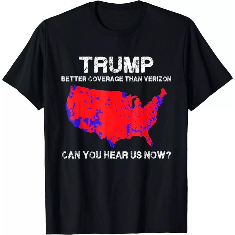Trump Better Coverage Than Verizon Can You Hear Us Now Unisex T-shirt Made In USA Hoodie, Sweatshirt | GrindPrints.com