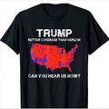 Trump Better Than Verizon Shirt Unisex Cotton Menswear, Can You Hear Us Now Shirt, Trump 45th 47th President 2 Sides Tee,...