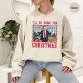 Trump Christmas Sweatshirt, Funny Trump Long Sleeve Tshirt, Humorous Trump Christmas Cotton Crewneck Hoodie | GrindPrints.com