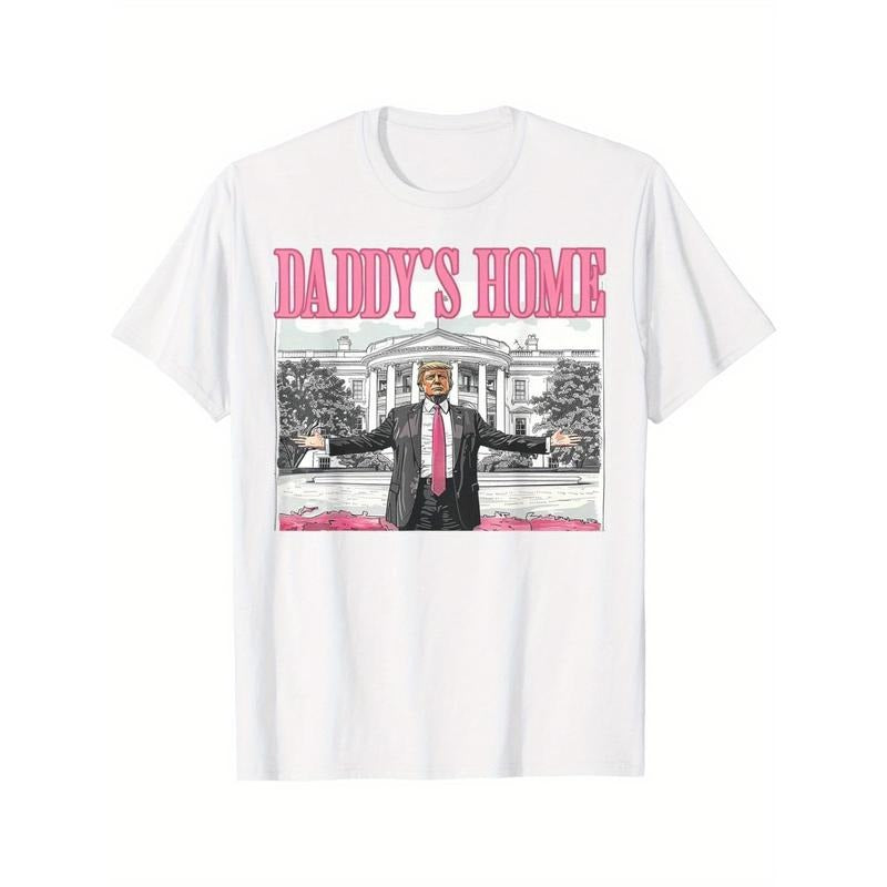 Trump Daddys Home White House 2024 T-Shirt made in usa Hoodie, Sweatshirt | GrindPrints.com