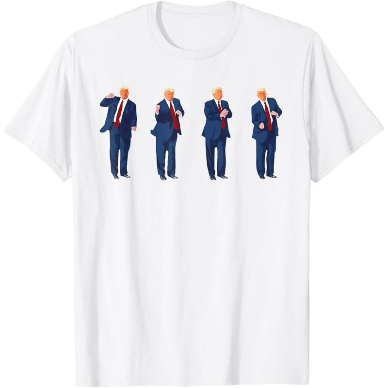 Trump Dance Funny Pro Trump 2024 Vote Trump President MAGA T-Shirt made in usa Hoodie, Sweatshirt | GrindPrints.com