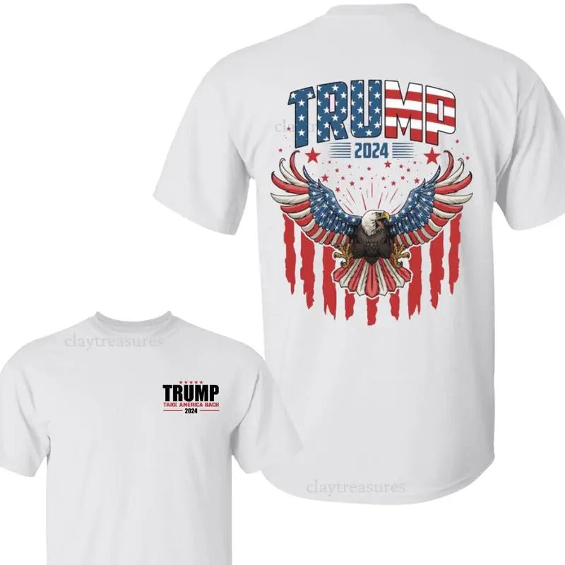 Trump Eaagle TShirt, Patriotic Day Gifts, Election 2024 Shirt, Make America Great Again, Gifts for Trum Supporter, Full...