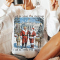 Trump I'll Be Home for Christmas - Humorous Trump Christmas T-Shirt Hoodie, Sweatshirt | GrindPrints.com