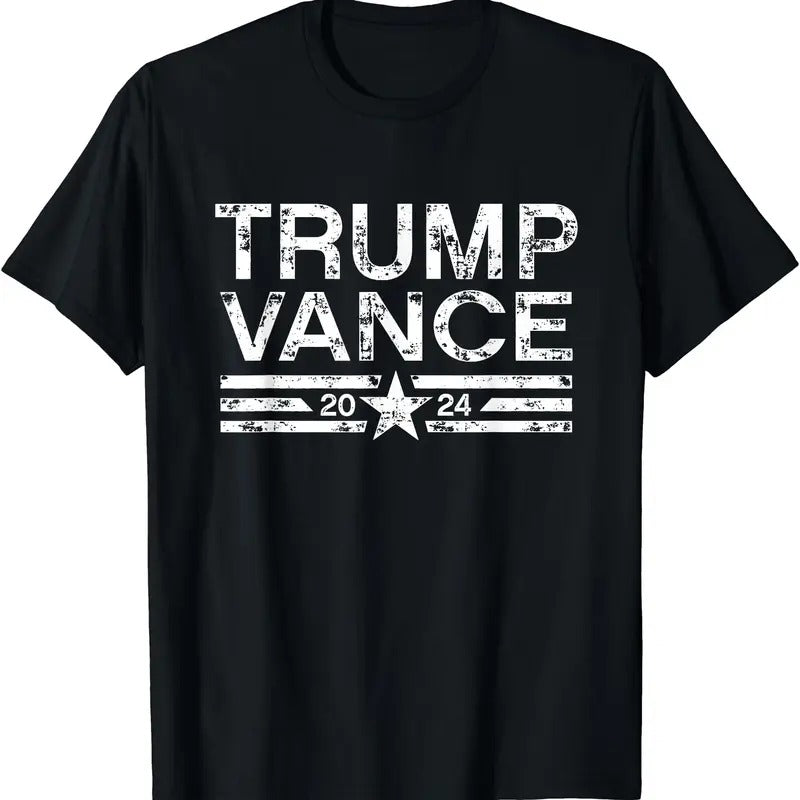 Trump J.D. Vance 2024 Retro Stripe Trump Vance T-Shirt Hoodie, Sweatshirt | GrindPrints.com