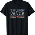 Trump JD Vance 2024 Retro Stripe Trump Vance 2024 T-Shirt Hoodie, Sweatshirt | GrindPrints.com