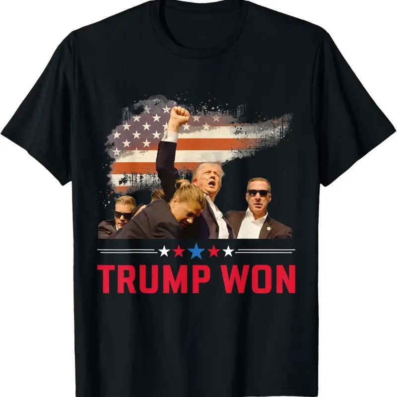 Trump JD Vance Won 2024 Inauguration Day 2025 47th President T-Shirt Hoodie, Sweatshirt | GrindPrints.com