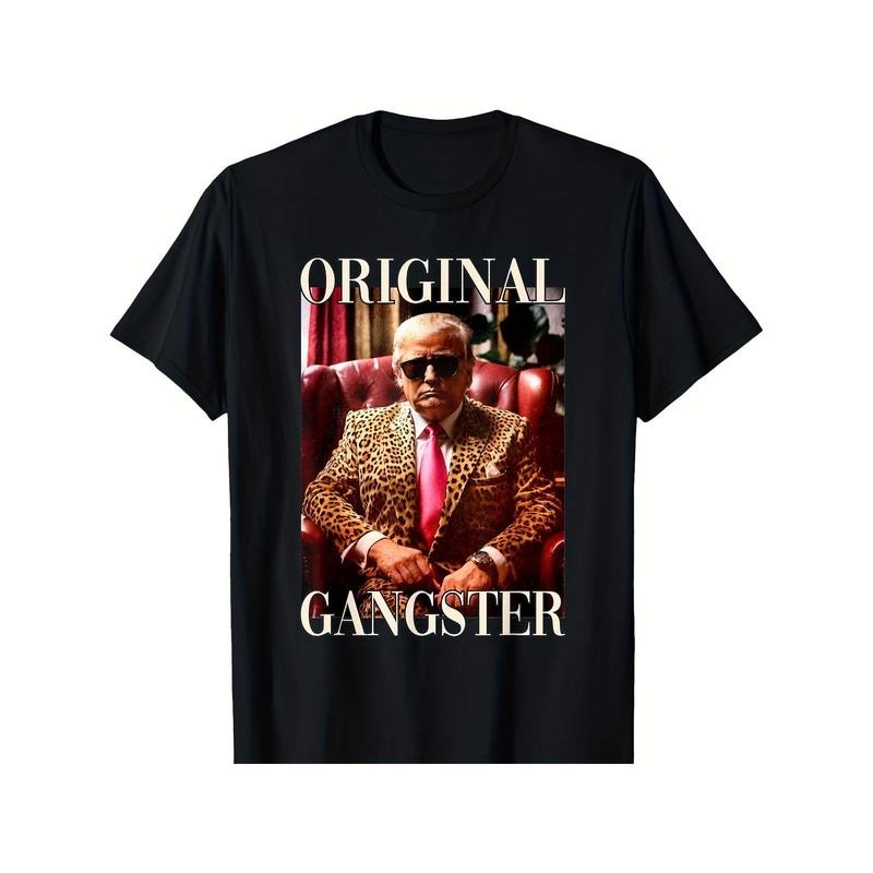 Trump Original Gangster Shirt Funny MAGA Donald Trump 2024 T-Shirt made in usa Hoodie, Sweatshirt | GrindPrints.com