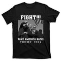 Trump Shot Fight For America Take America Back Trump 2024 T-Shirt Hoodie, Sweatshirt | GrindPrints.com