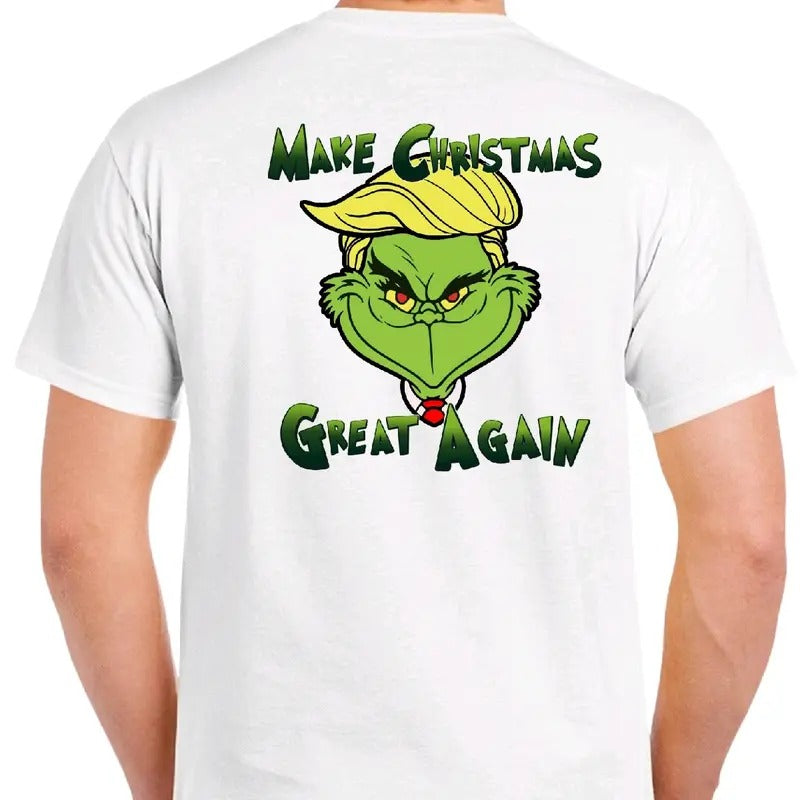 Trump T-Shirt - Making Christmas Great Again - Funny Tee men - unisex - 100% Cotton