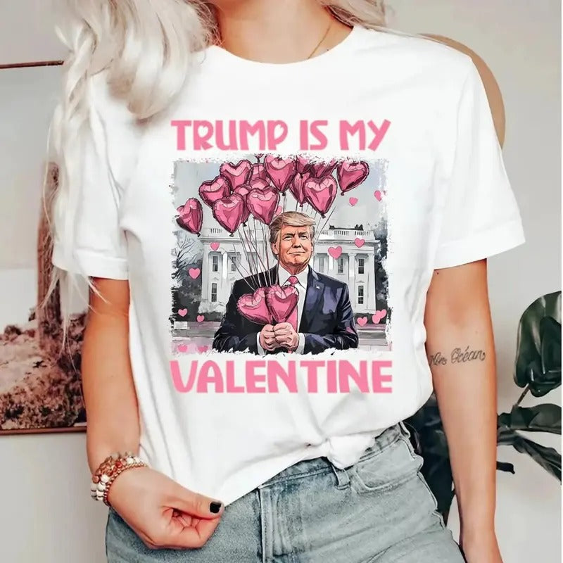 Trump Valentine Graphic Top T-Shirts, Hoodie, Sweatshirt | GrindPrints.com