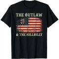 Trump Vance 2024 Donald Trump J.D. Vance Outlaw & Hillbilly T-Shirt made in usa Hoodie, Sweatshirt | GrindPrints.com