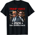 Trump Vance 2024 Donald Trump J.D. Vance Take America Back T-Shirt made in usa Hoodie, Sweatshirt | GrindPrints.com