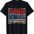 Trump Vance 2024 Proud to be Garbage Presidential Election T-Shirt Clothing Cotton Hoodie, Sweatshirt | GrindPrints.com