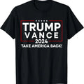 Trump Vance 2024 Take America Back Vice President Election T-Shirt Hoodie, Sweatshirt | GrindPrints.com