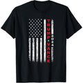 Trump Vance 2024 Vintage Subdued Vertical Flag T-Shirt made in usa Hoodie, Sweatshirt | GrindPrints.com