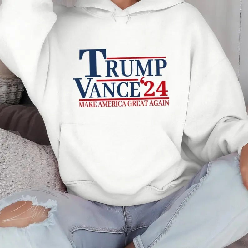 Trump Vance 2024, make america great again Hoodie T-Shirts, Sweatshirt | GrindPrints.com