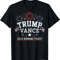 Trump Vance Won 2024 Election Inauguration Men Women T-Shirt Hoodie, Sweatshirt | GrindPrints.com