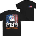 Trump We Won Double Sided Flag USA Shirt for Men and Women - Classic, Cotton Hoodie, Sweatshirt | GrindPrints.com