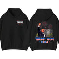 Trump Won 2024 President 47th White House 2 Sided đ T-Shirts, Hoodie, Sweatshirt