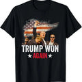 Trump Won Again 2024 Election President 47 th American Flag T-Shirtstyle{n002}3 T-Shirts, Hoodie, Sweatshirt