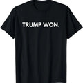 Trump Won Conservative Party Supporter T-Shirt Hoodie, Sweatshirt | GrindPrints.com