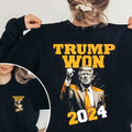 Trump Won Shirt, Make America Great Again T-Shirt for Men - Womenswear, Top Sweatshirt Hoodie | GrindPrints.com