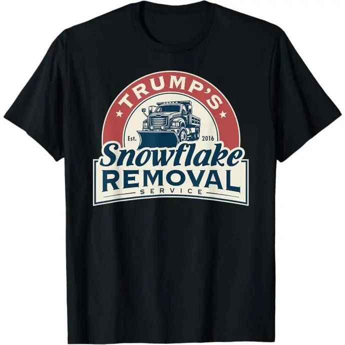 Trump's Snowflake Removal Service Funny Trump 2024 T-Shirt Hoodie, Sweatshirt | GrindPrints.com