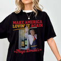 Truump Mcdonalds Shirt Funny Trendy MAGA Lovin' It Truump Mcdonald Election 2024 Pennsylvania, Cotton Crewneck Graphic...