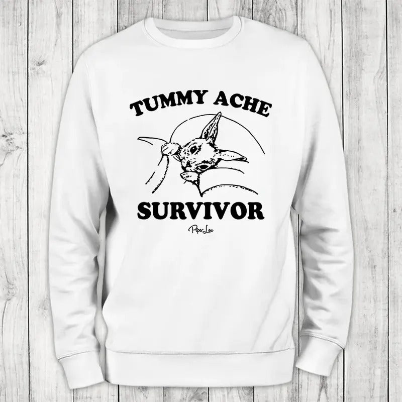 Tummy Ache Survivor Sweatshirt T-Shirts, Hoodie | GrindPrints.com