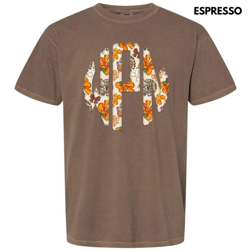 Turkey Disco Monogram Comfort Colors T-Shirt 'NLB' Hoodie, Sweatshirt | GrindPrints.com