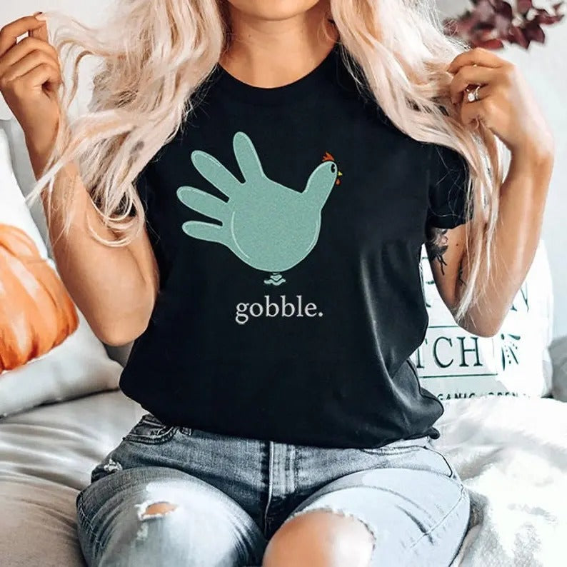 Turkey Glove Cute Thanksgiving Nurse Medical Shirt, Thankful Nurse Medical Assistant Tech Aid Rn Tshirt, Picu Er Peds...