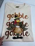 Turkey Gobble Comfort Colors T-Shirt Hoodie, Sweatshirt | GrindPrints.com