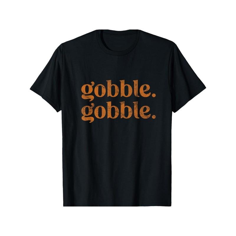 Turkey Trot Thanksgiving Day Gift Funny Gobble Gobble T-Shirt Made in USA Hoodie, Sweatshirt | GrindPrints.com