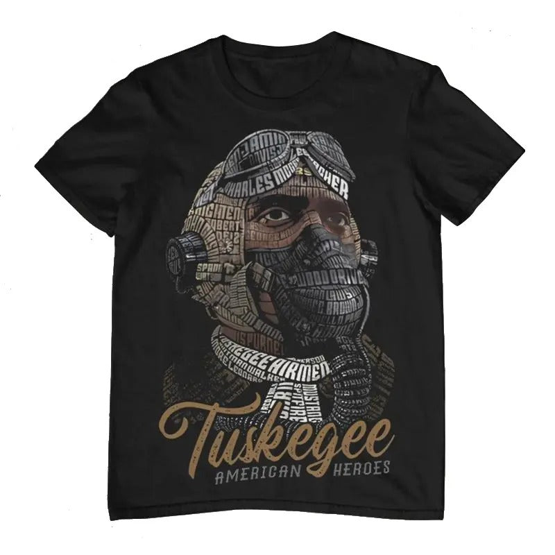 Tuskegee American Heroes T-Shirt Men's Streetwear Top with Graphic Design, Tuskegee Shirt Hoodie, Sweatshirt