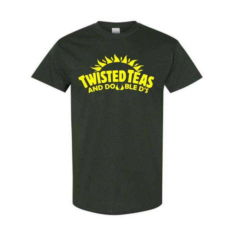 Twisted Teas and Double - Tshirt Black - Cotton - For Men - For Women