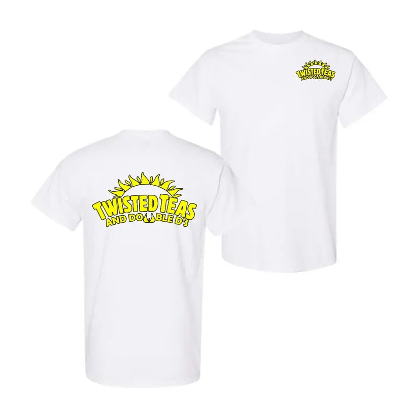 Twisted Teas and Double D's ver2, Unisex Black Short Sleeve Shirt Hoodie, Sweatshirt | GrindPrints.com