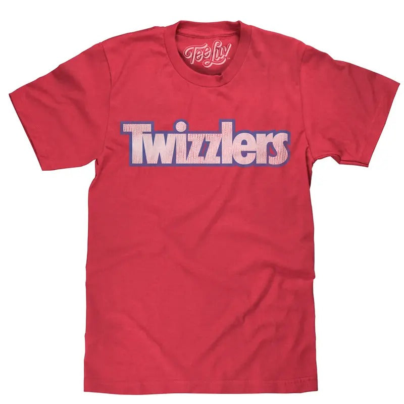 Twizzlers Logo T-Shirt - Red Hoodie, Sweatshirt | GrindPrints.com