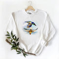 Two Mallard Duck Flying  Unisex Tshirt Sweatshirt Hoodie, for duck hunters, husbands and Mallard duck lovers Cotton...