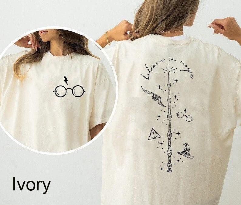 Two Sided Wizard Castle Book Comfort Colors Shirt, Potter World Tee Best Price Hoodie, Sweatshirt | GrindPrints.com