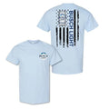 Two-sided Busch Light American Flag T-shirt, Funny Summer Graphic Tee, Trendy Outdoors Beer Lover Sweatshirt, Unisex...