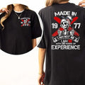 Two-sided Custom Gen X T-shirt, I Am 18 With Years Of Experience Proud Member Of The Fck Your Feelings 1965