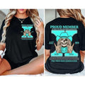 Two-sided Customize Gen X T-shirt, Skull Proud Member Of The Fck Your Feelings 1965