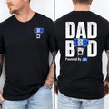Two-sided Dad Bob Powered By Bud Light T-shirt, Father's Day Gifts, Doodlebob Papa Tee, Funny Summer Graphic Tee, Trendy...