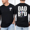 Two-sided Dad Bob Powered By Natural Light T-shirt, Father's Day Gifts, Doodlebob Papa Tee, Funny Summer Graphic Tee,...