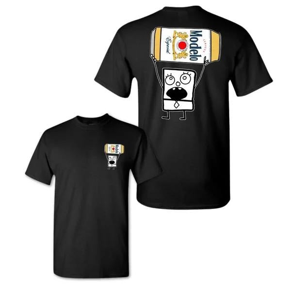 Two-sided Modelo T-shirt, Funny Summer Graphic Tee, Trendy Outdoors Beer Lover Sweatshirt, Unisex Hoodie | GrindPrints.com