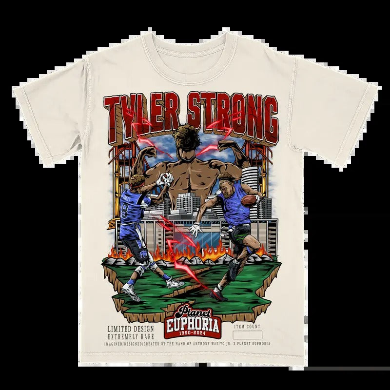 Tyler Strong Tee - Soft and Comfortable Shirt - Unisex - Graphic T-Shirt Hoodie, Sweatshirt | GrindPrints.com