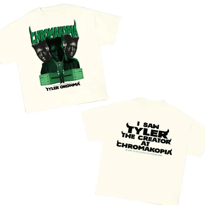"Tyler The Creator Shirt , High Quality Tshirt , Custom Vintage Tshirt, Chromakopia, Tour t shirt, Music Fan Gift "...